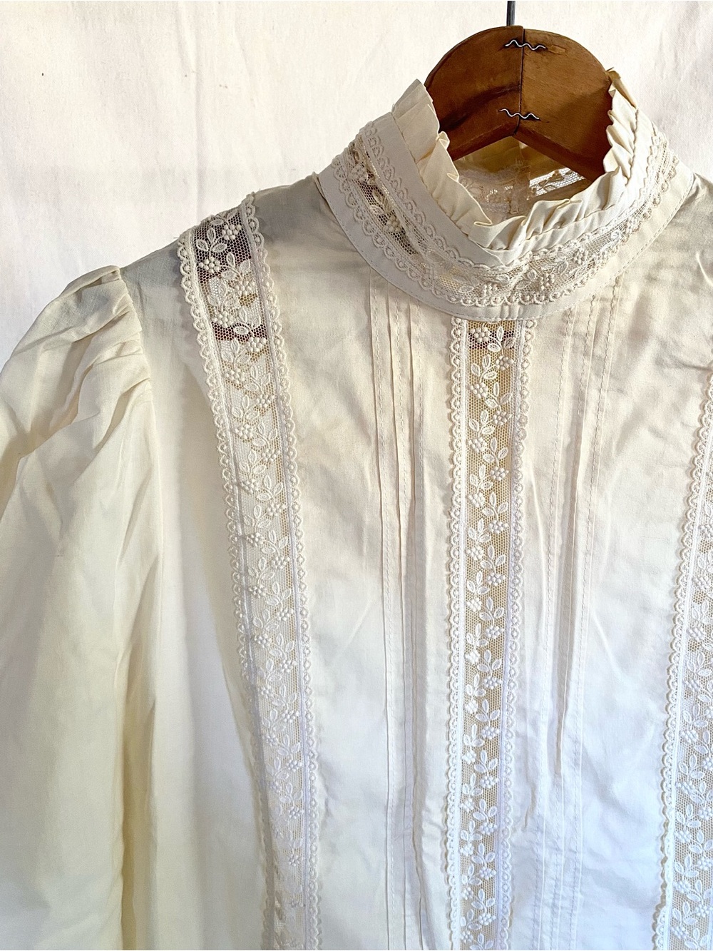 VTG Laura Ashley Edwardian Lace Blouse